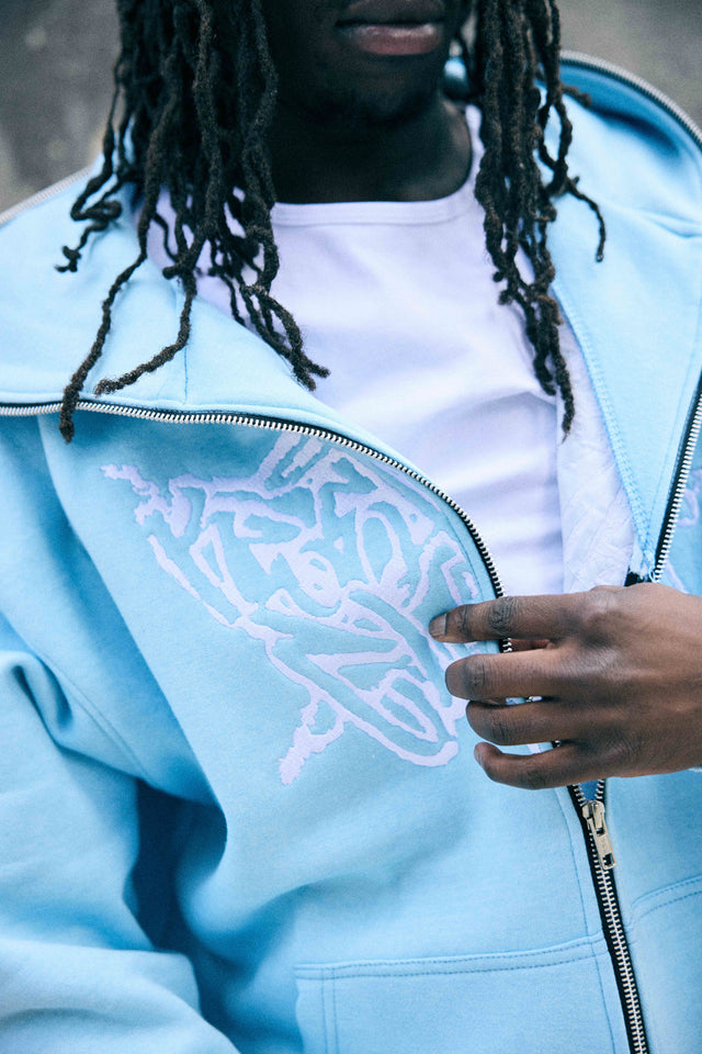 KEEP IT CLEAN STREETCODE FULL ZIPPER BLUE SKY