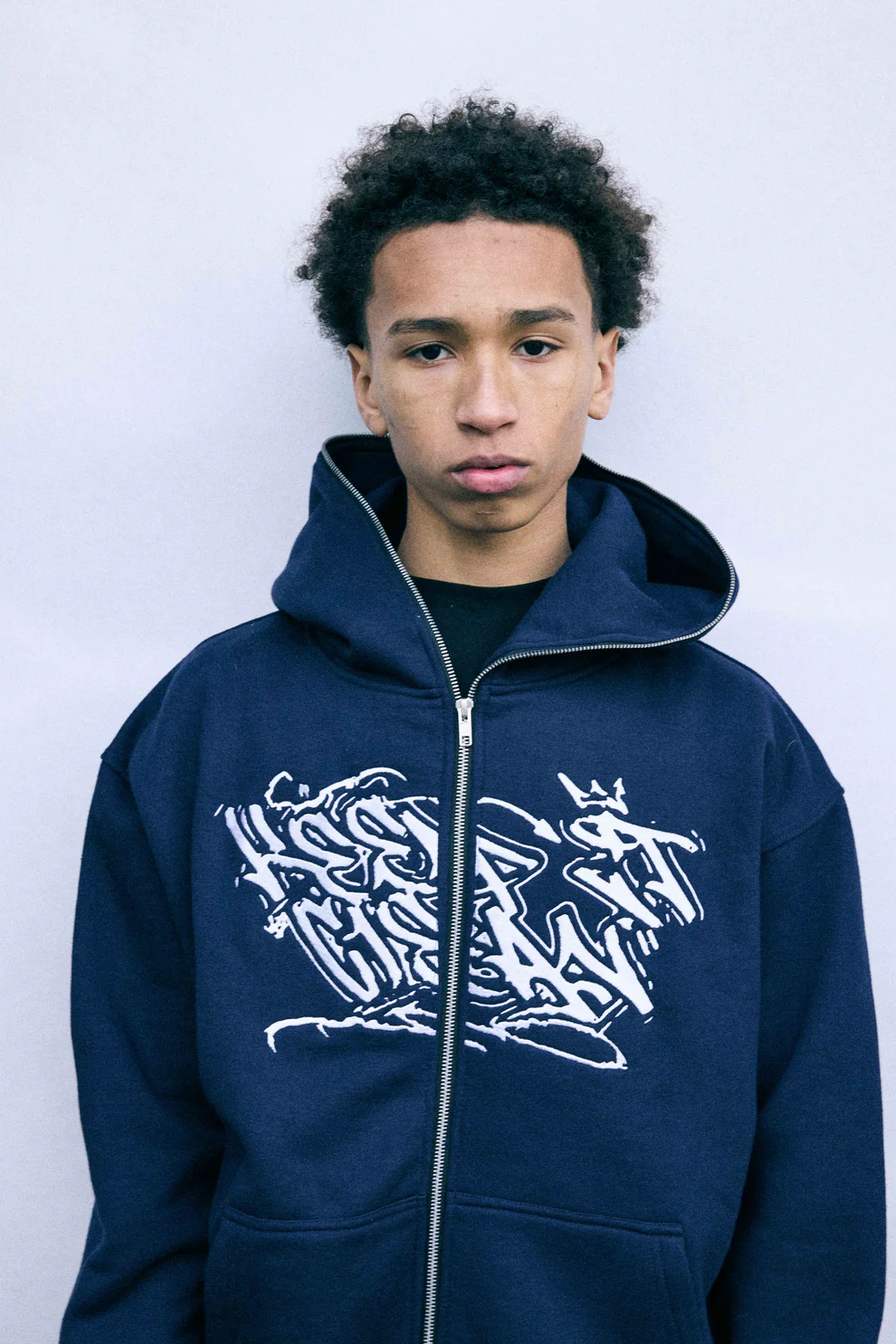 KEEP IT CLEAN SIXT SENSE FULL ZIPPER NAVY