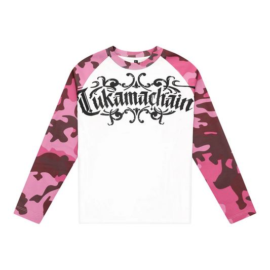 LUKAMACHAIN LONG SLEEVE ARMY PINK
