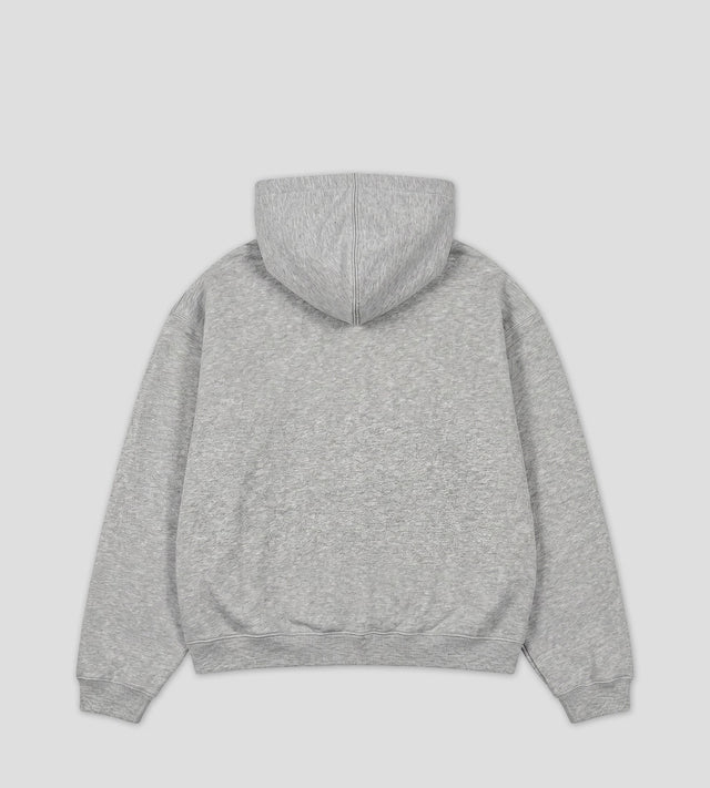 NEUFDEUX MELT ZIP HOODIE GREY