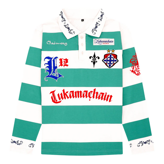 LUKAMACHAIN LONG SLEEVE POLO GREEN