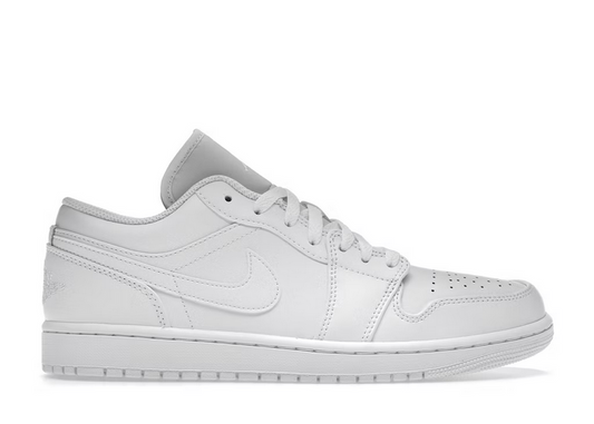 JORDAN 1 LOW TRIPLE WHITE