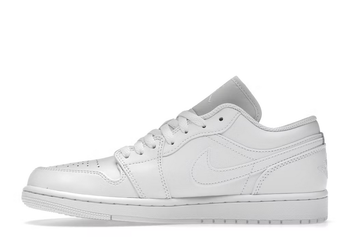 JORDAN 1 LOW TRIPLE WHITE