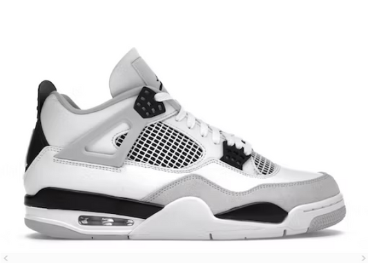 JORDAN 4 RETRO MILITARY BLACK WHITE