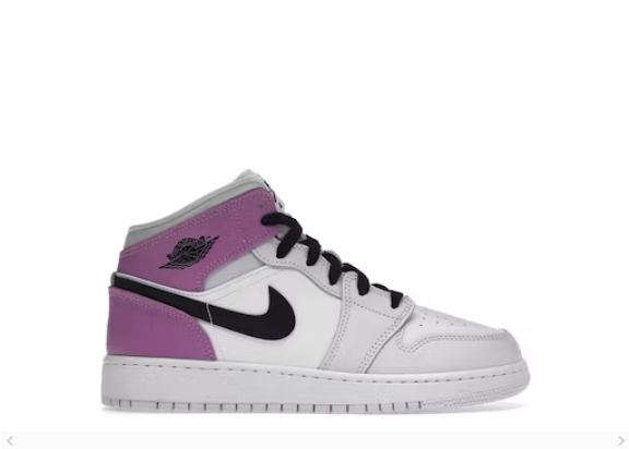 JORDAN 1 MID BARELY GRAPE