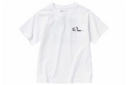 KAWS x UNIQLO WHITE BLUE TEE