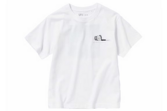 KAWS x UNIQLO WHITE BLUE TEE