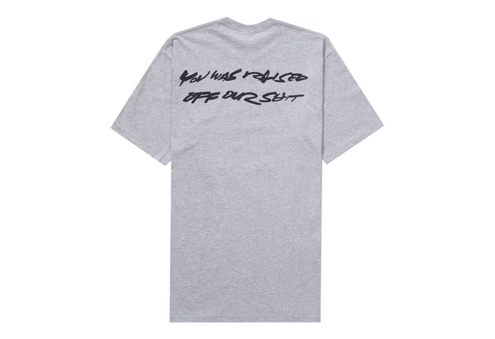 SUPREME FUTURA BOX LOGO TEE GREY