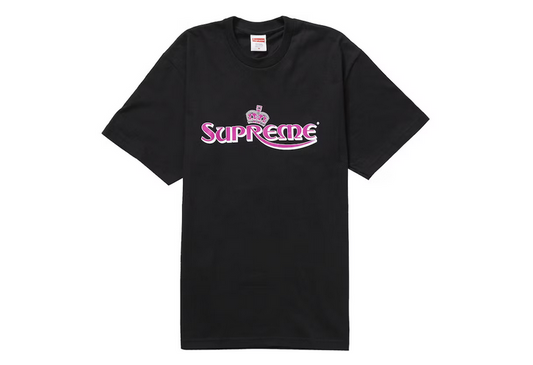 SUPREME CROWN TEE BLACK