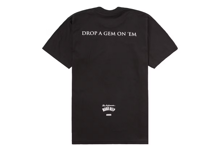 SUPREME X MOBB DEEP DRAGON TEE BLACK