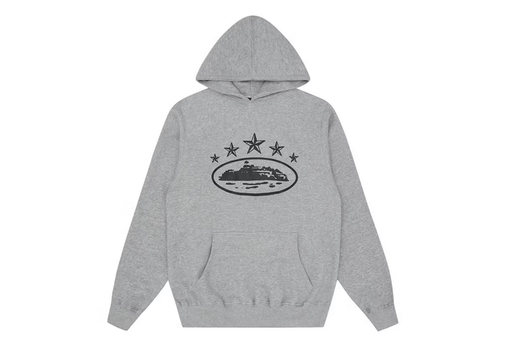 CORTEIZ 5 STARZ ALCATRAZ HOODIE GREY