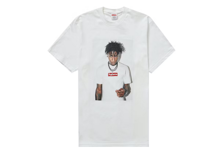 SUPREME NBA YOUNGBOY TEE WHITE