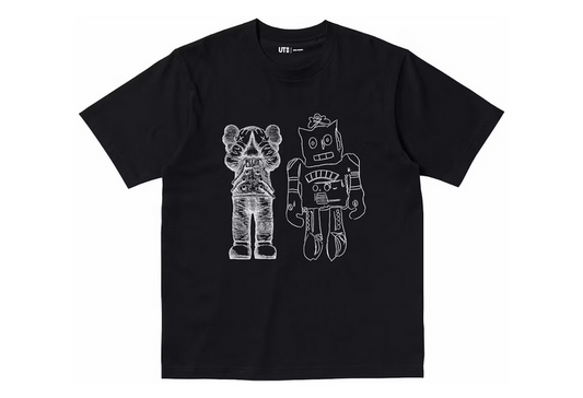 KAWS x UNIQLO WARHOL black tee