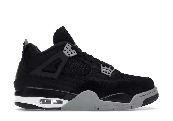 JORDAN 4 RETRO SE BLACK CANVAS