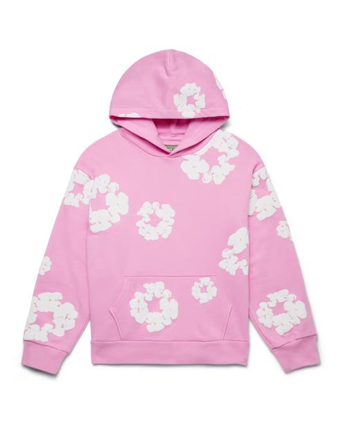 DENIM TEARS THE COTTON WREATH HOODIE PINK