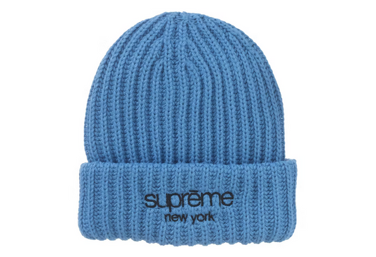 SUPREME RIBBED BEANIE