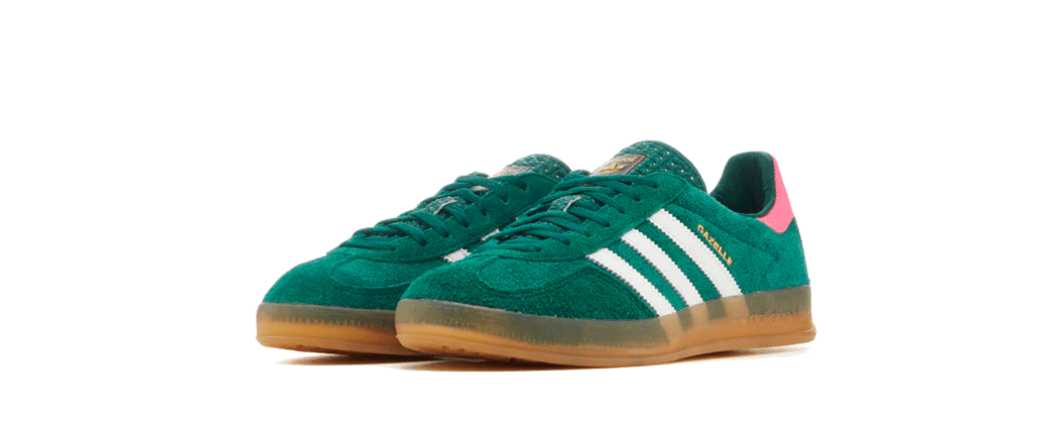 ADIDAS GAZELLE INDOOR GREEN LUCID PINK