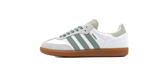 ADIDAS SAMBA SILVER GREEN PUTTY MAUVE