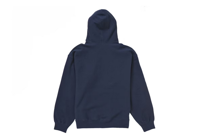 SUPREME BOX LOGO HOODIE NAVY FW24