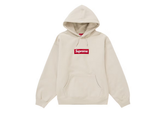 SUPREME BOX LOGO HOODIE STONE FW24