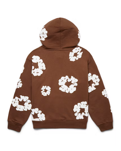 DENIM TEARS THE COTTON WREATH HOODIE BROWN