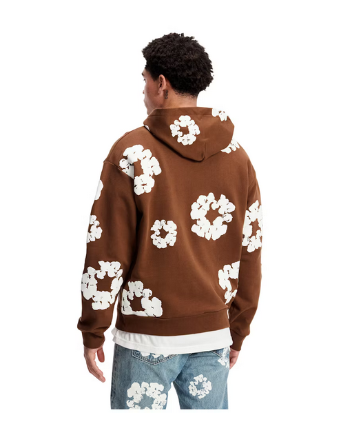 DENIM TEARS THE COTTON WREATH HOODIE BROWN