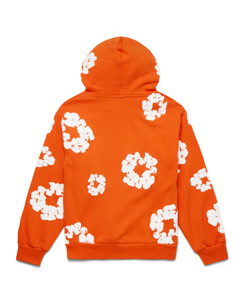 DENIM TEARS THE COTTON WREATH HOODIE ORANGE