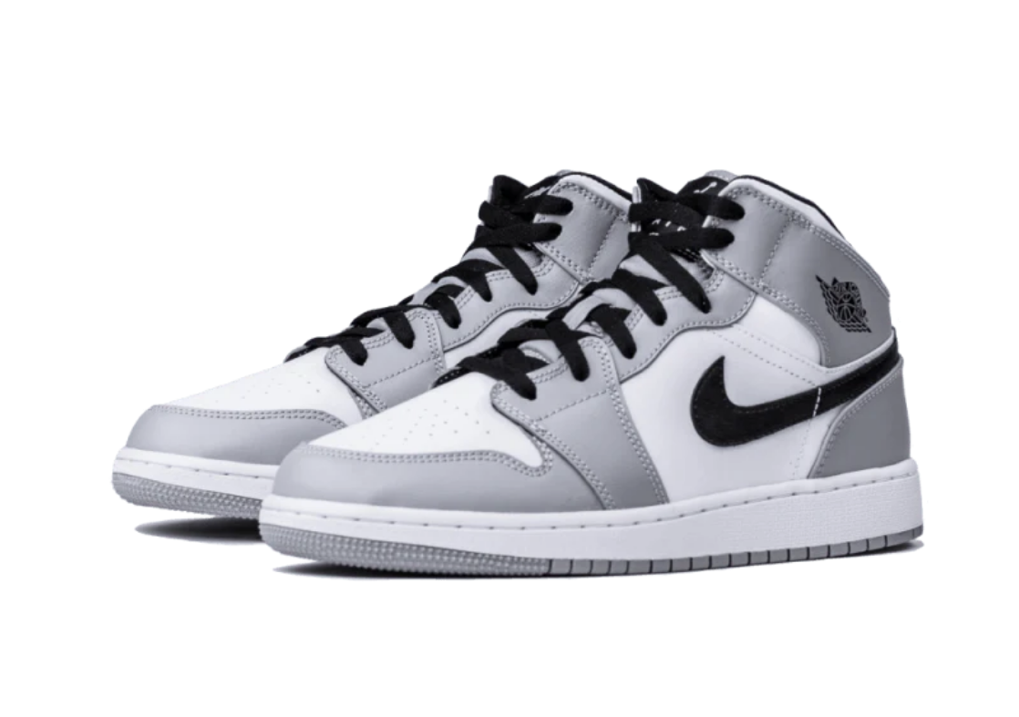 JORDAN 1 MID LIGHT SMOKE GREY