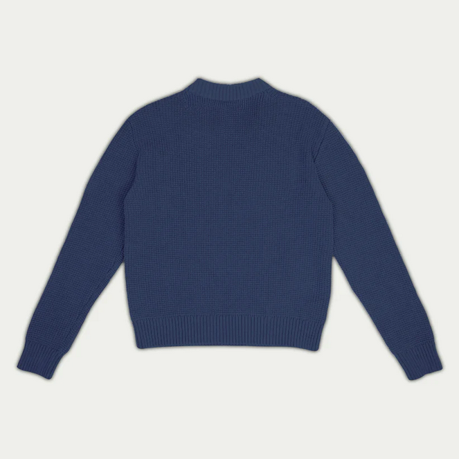 BUCHAN "B" KNIT NAVY SWEATER