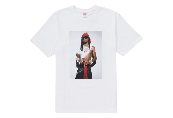 SUPREME PLAYBOI CARTI TEE WHITE