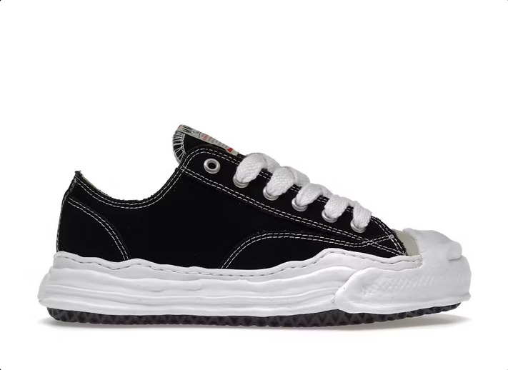 MAISON MIHARA YASUHIRO HANK CANVAS LOW BLACK