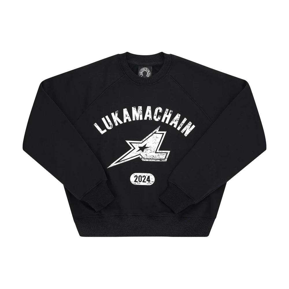LUKAMACHAIN 24 BLACK SWEATER