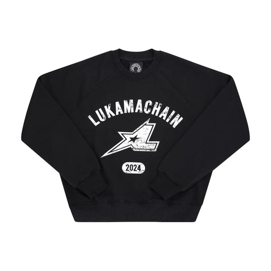 LUKAMACHAIN 24 BLACK SWEATER
