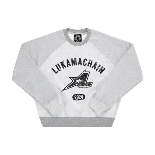 LUKAMACHAIN 24 GREY SWEATER