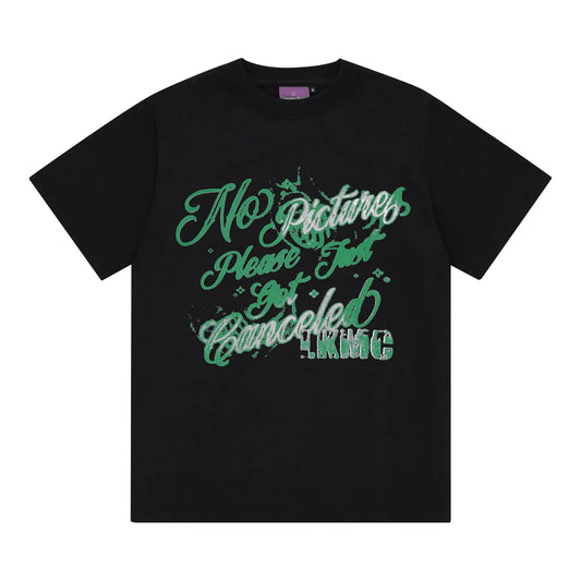 LUKAMACHAIN NOPICTURE TEE BLACK GREEN