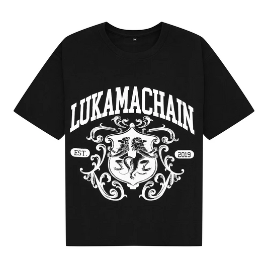 LUKAMACHAIN ATHLETIC TEE BLACK
