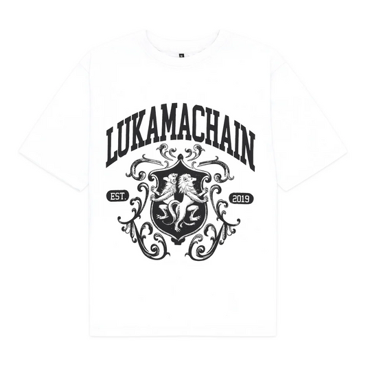 LUKAMACHAIN ATHLETIC TEE WHITE