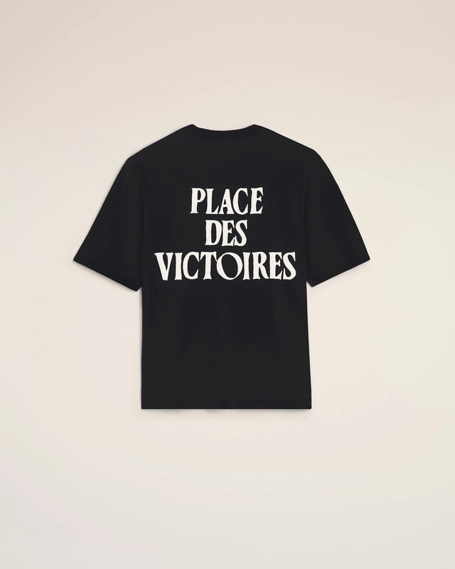 AMI PARIS PLACE DES VICTOIRES T-SHIRT BLACK