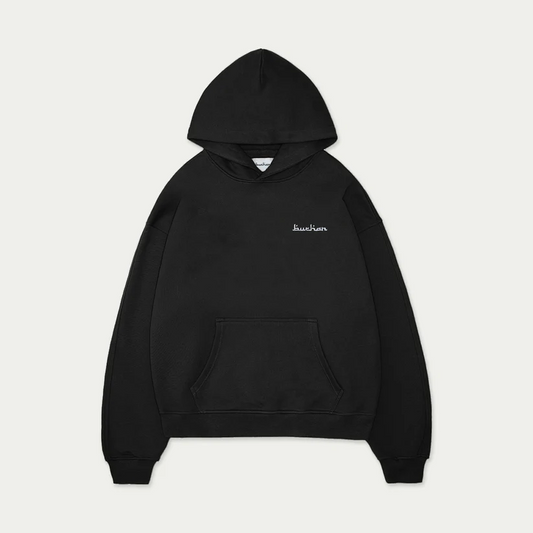 BUCHAN ESSENTIAL HOODIE BLACK