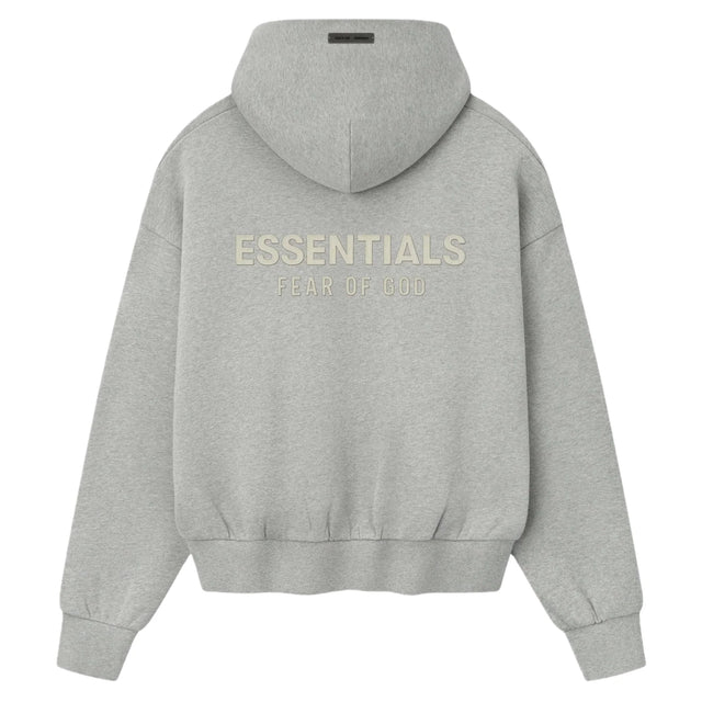 FEAR OF GOD ESSENTIALS HOODIE CONCRETE HEATHER