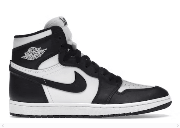 JORDAN 1 HIGH BLACK & WHITE - Cherrykicks