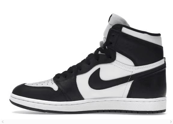 JORDAN 1 HIGH BLACK & WHITE - Cherrykicks