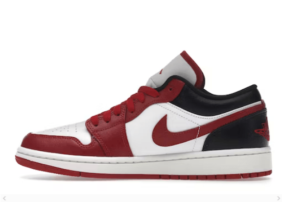 JORDAN 1 LOW REVERSE BLACK TOE - Cherrykicks