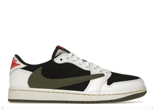 JORDAN 1 LOW x TRAVIS SCOTT OLIVE - Cherrykicks