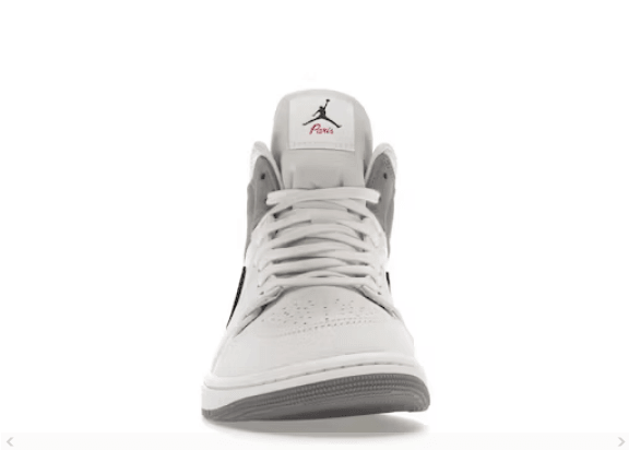 JORDAN 1 MID PARIS WHITE - Cherrykicks