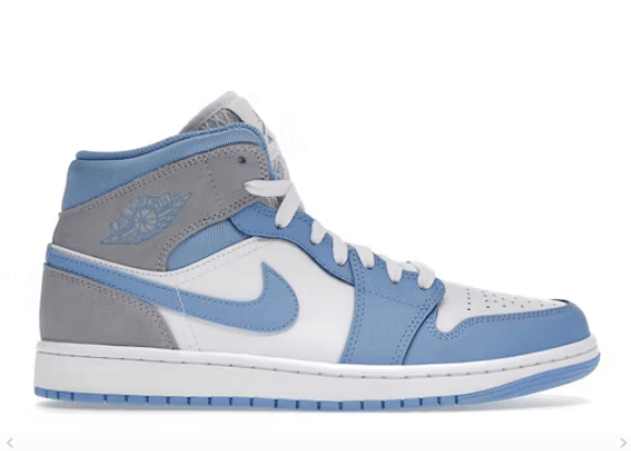 JORDAN 1 MID UNC GREY - Cherrykicks