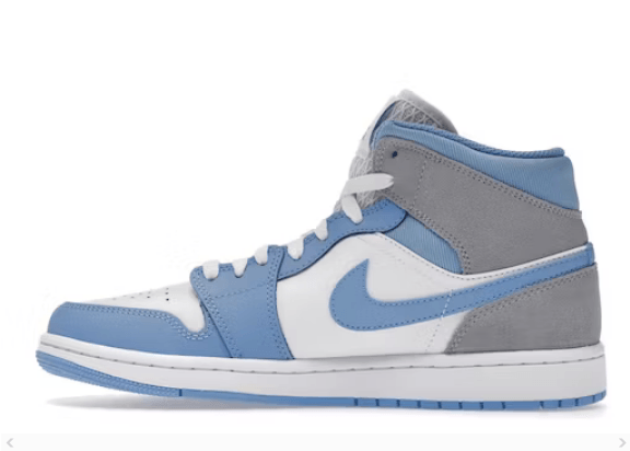 JORDAN 1 MID UNC GREY - Cherrykicks