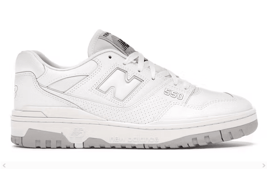 NEW BALANCE 550 GREY WHITE - Cherrykicks