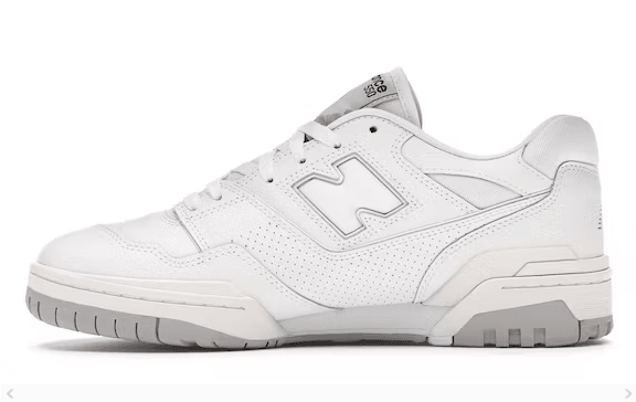 NEW BALANCE 550 GREY WHITE - Cherrykicks