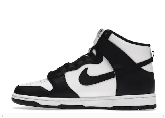 NIKE DUNK HIGH BLACK & WHITE - Cherrykicks